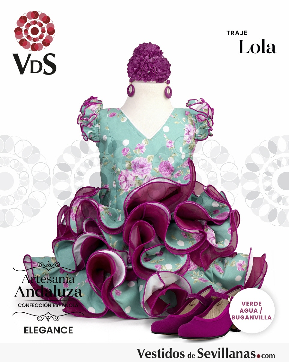 Traje de Flamenca LOLA Organd&iacute;_3col