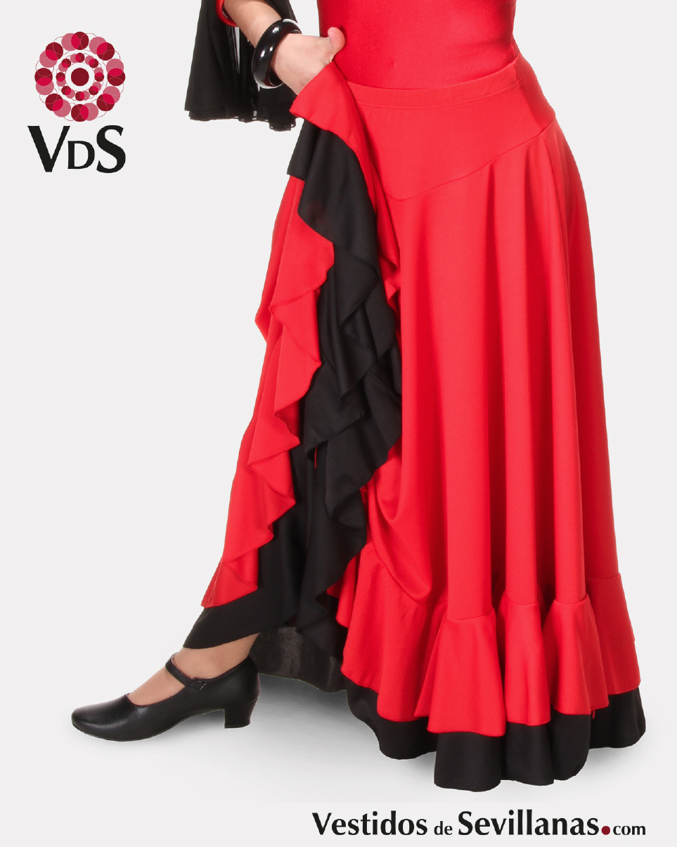 Falda baile flamenco