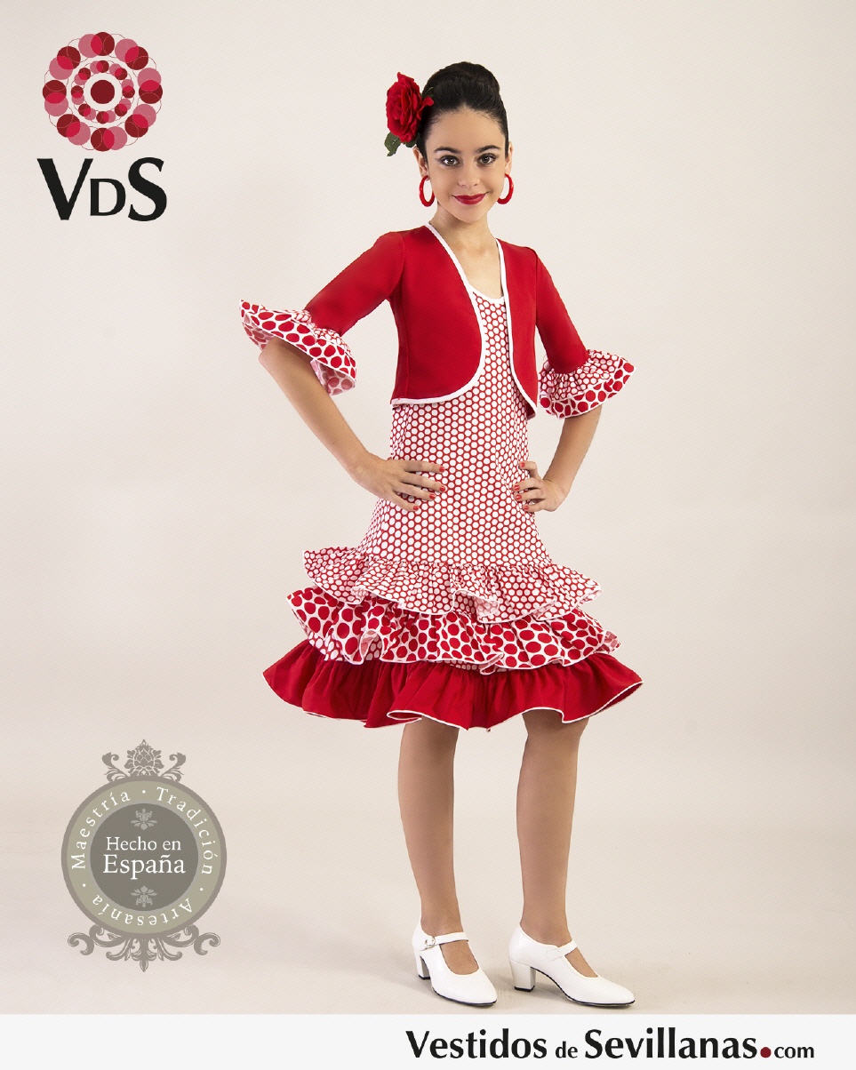 Traje de Flamenca M&Aacute;LAGA corto_3col