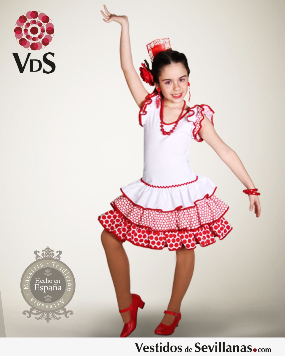 Traje de Flamenca GUADIX corto_3col