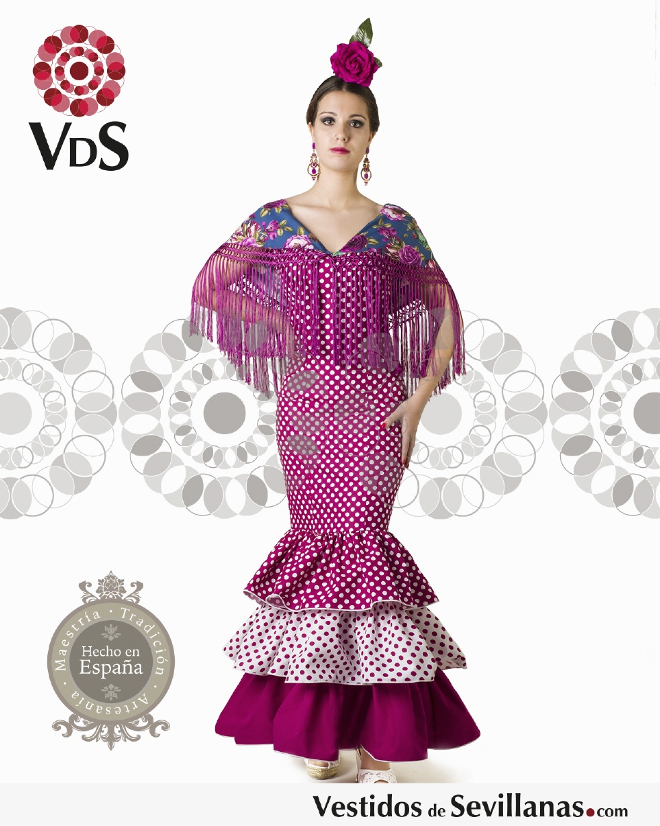 Traje de Flamenca M&Aacute;LAGA (Largo)-T.52_3col