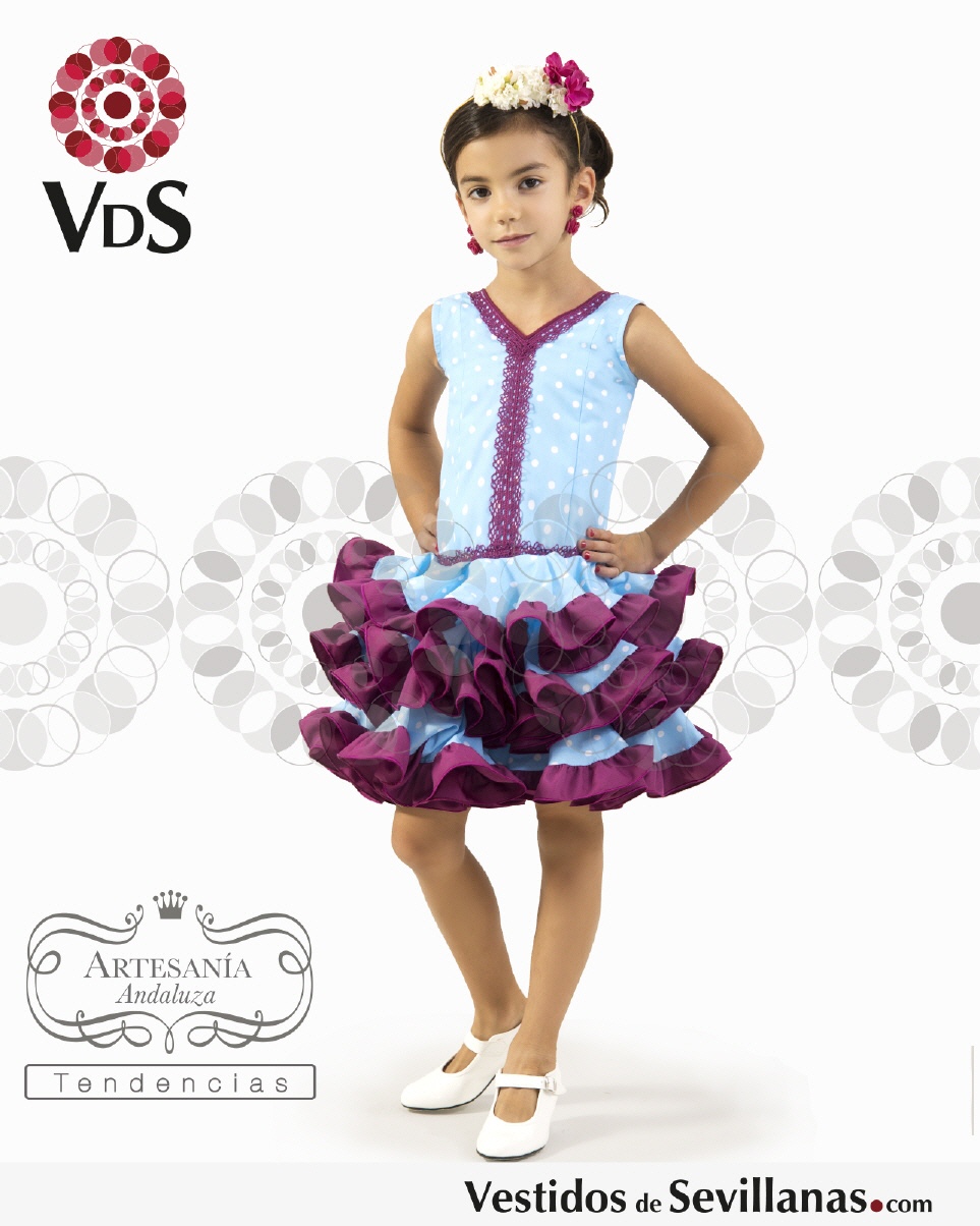 Traje de Flamenca RUMBITA Corto (T.0)_3col