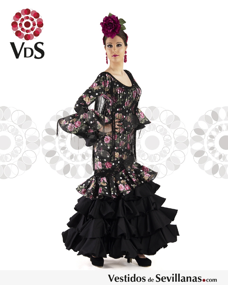 Traje Flamenca ROSAL&Iacute;A_3col