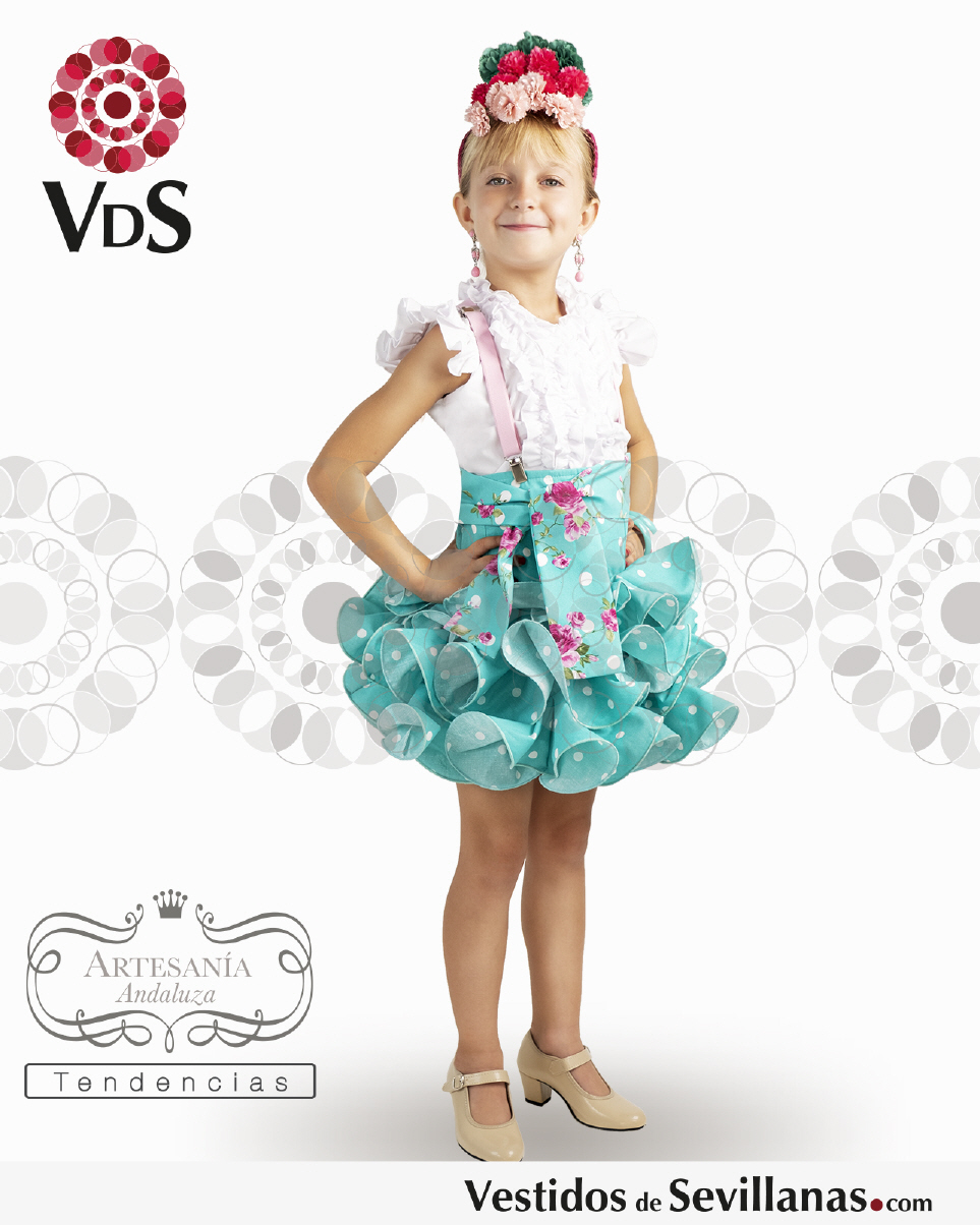 Faldas cortas flamenca ni&ntilde;a