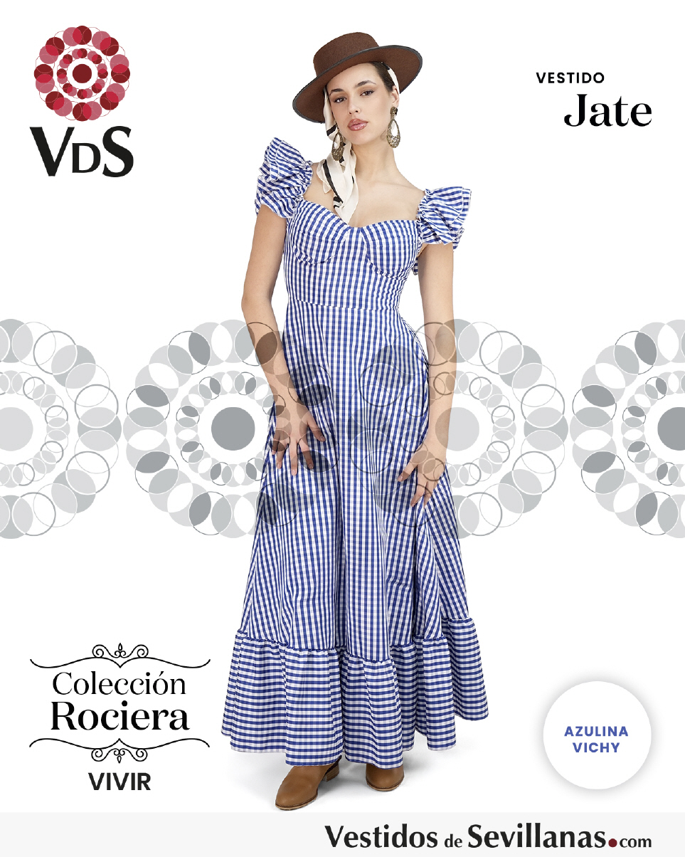 Vestido en cuadros Vichi